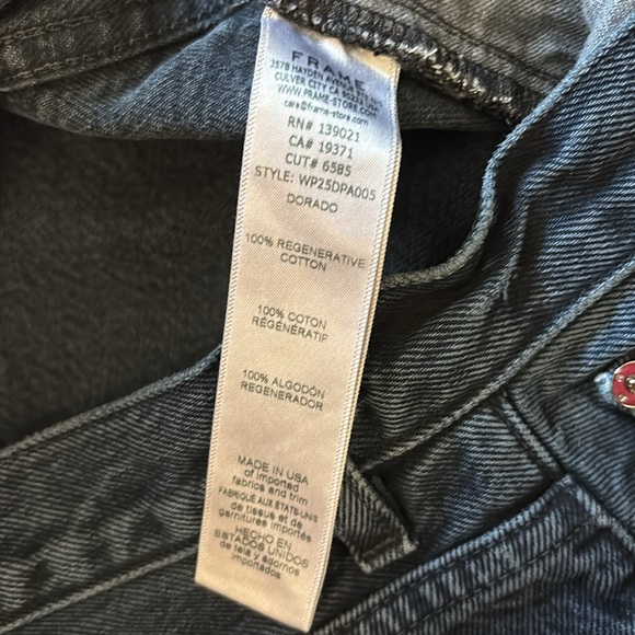 Frame Bubble Jean, Dorado color (off black) - Picture 3 of 7